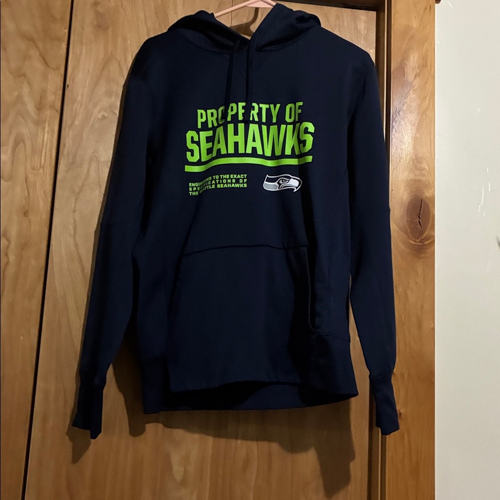 Nike Navy Blue Seahawks Hoodie